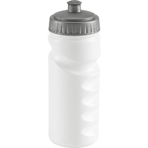 LOWRY. 530 ML HDPE-Sportflasche , satinsilber, HDPE, , Bild 1
