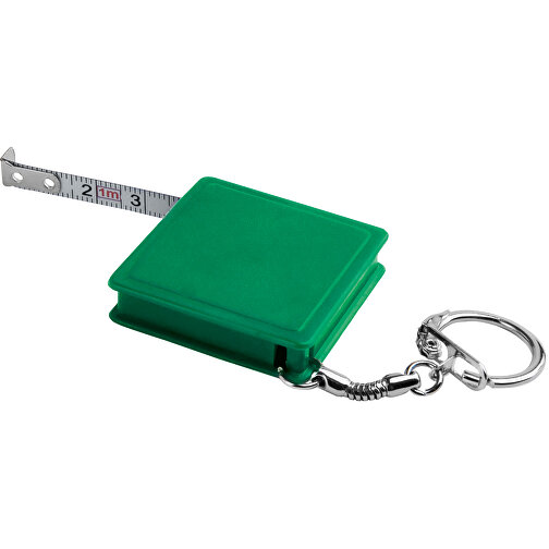 ASHLEY. Schlüsselanhänger Mit Massband , grün, Kunststoff, 9,00cm (Höhe), Bild 2