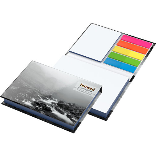 Kombi-Set Prag White Bestseller Bookcover Matt-individuell, Farbschnitt Blau , blau, 7,80cm x 10,50cm (Länge x Breite), Bild 1