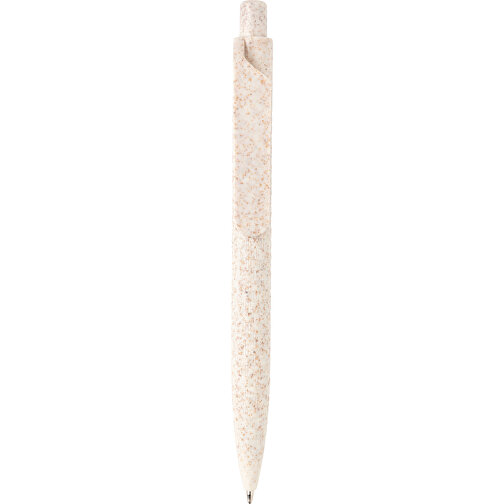 Weizenstroh Stift, Weiß , weiß, Weizenstroh, 1,50cm x 13,60cm (Länge x Höhe), Bild 3