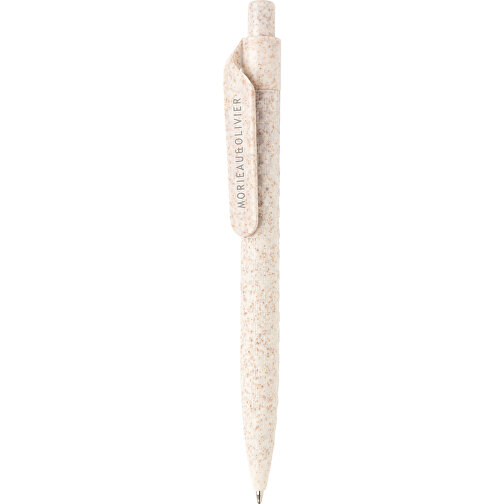 Weizenstroh Stift, Weiß , weiß, Weizenstroh, 1,50cm x 13,60cm (Länge x Höhe), Bild 4