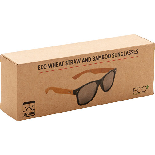 Okulary przeciwsloneczne z pszenicznej slomy i bambusa, Obraz 9