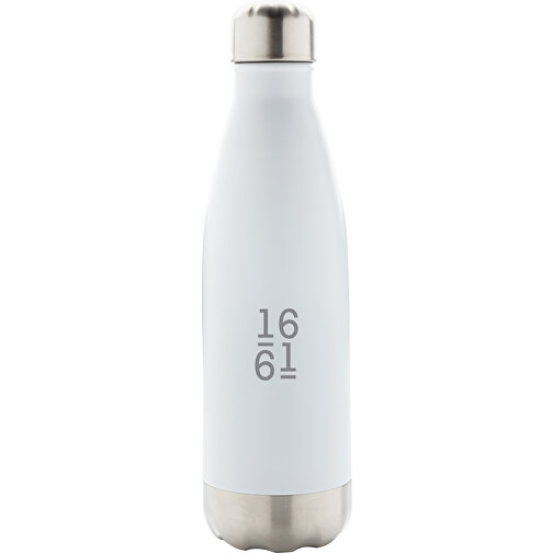 Vakuumisolierte Stainless Steel Flasche, Weiß , weiß, Edelstahl, 25,80cm (Höhe), Bild 5