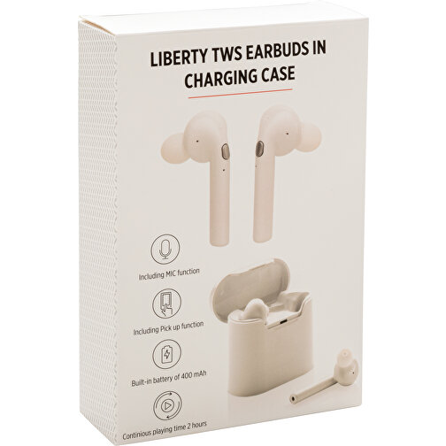 Liberty trådløs øretelefoner med oplade etui, Billede 9