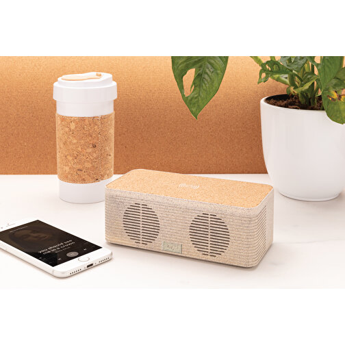 Speaker e caricatore wireless in fibra di grano, Immagine 7