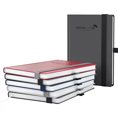 Carnet de notes Vision-Book White bestseller A5, blanc, gaufrage doré inclus, Image 2