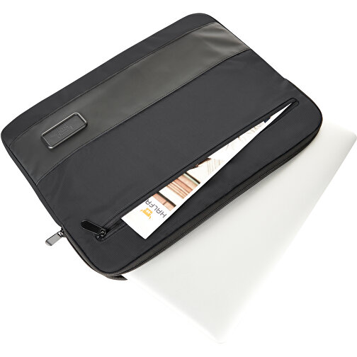 Laptop-Mappe STAGE , Halfar, schwarz, Polyester 500d, 3,00cm x 29,00cm x 39,00cm (Länge x Höhe x Breite), Bild 3
