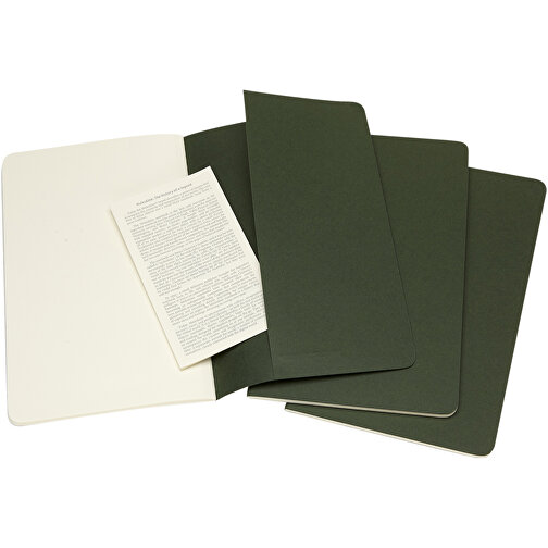 Moleskine Cahier Journal L – Blanko , Moleskine, myrtengrün, Karton, 21,00cm x 0,67cm x 13,00cm (Länge x Höhe x Breite), Bild 5