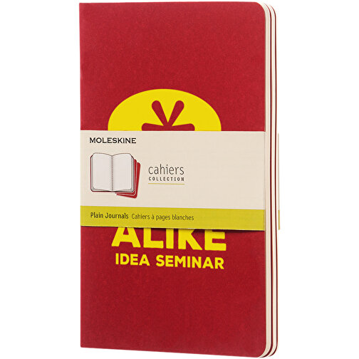 Moleskine Cahier Journal L – Blanko , Moleskine, cranberry rot, Karton, 21,00cm x 0,67cm x 13,00cm (Länge x Höhe x Breite), Bild 2