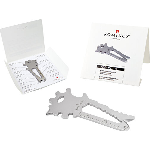 Set de cadeaux / articles cadeaux : ROMINOX® Key Tool Lion (22 functions) emballage à motif Super , Image 2