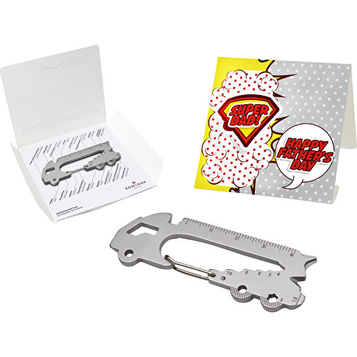 Set de cadeaux / articles cadeaux : ROMINOX® Key Tool Truck (22 functions) emballage à motif Super, Image 1