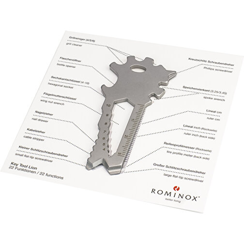 Set de cadeaux / articles cadeaux : ROMINOX® Key Tool Lion (22 functions) emballage à motif Große, Image 3