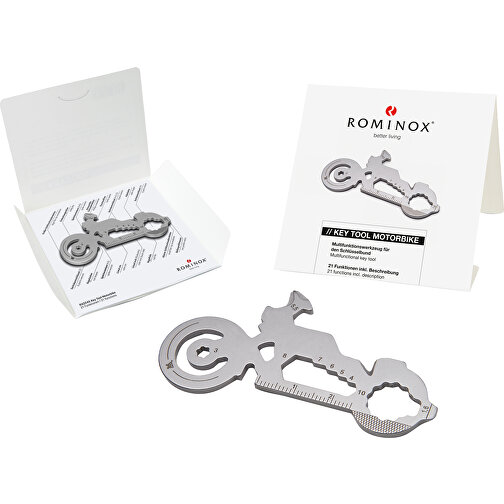 Set de cadeaux / articles cadeaux : ROMINOX® Key Tool Motorbike (21 functions) emballage à motif M, Image 2