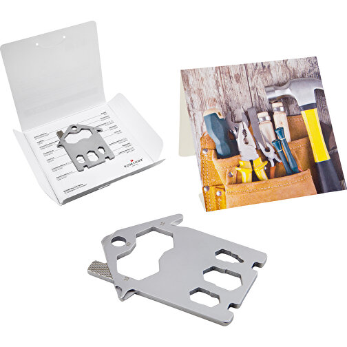Set de cadeaux / articles cadeaux : ROMINOX® Key Tool House (21 functions) emballage à motif Outil, Image 1
