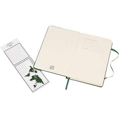 Moleskine Classic Hardcover Notizbuch Taschenformat – Liniert , Moleskine, myrtengrün, Lederimitat Papier, 14,00cm x 1,50cm x 9,00cm (Länge x Höhe x Breite), Bild 5