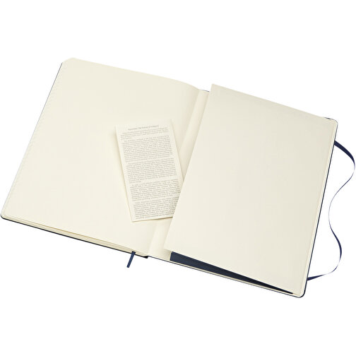Moleskine Classic Hardcover Notizbuch XL – Liniert , Moleskine, saphir, Lederimitat Papier, 25,00cm x 1,50cm x 19,00cm (Länge x Höhe x Breite), Bild 6