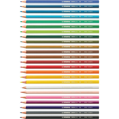 STABILO GREENcolors Farbstift , Stabilo, dunkelbraun, Holz, 17,50cm x 0,70cm x 0,70cm (Länge x Höhe x Breite), Bild 2