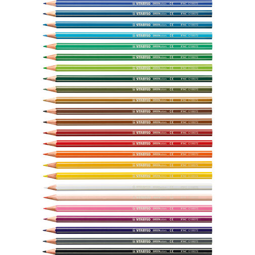 STABILO GREENcolors Farbstift , Stabilo, blauviolett, Holz, 17,50cm x 0,70cm x 0,70cm (Länge x Höhe x Breite), Bild 2