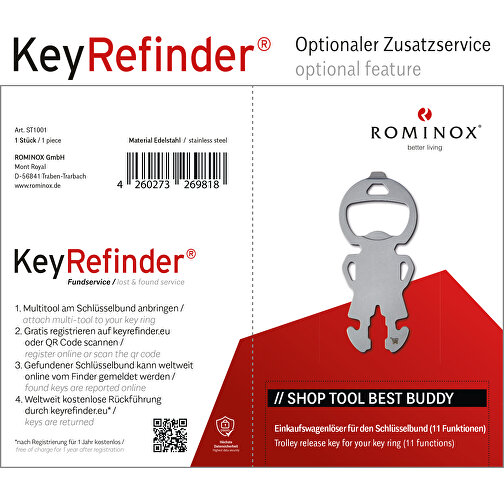 ROMINOX® Shop Tool // Best Buddy - 11 Funktionen , Edelstahl, 6,60cm x 0,14cm x 2,85cm (Länge x Höhe x Breite), Bild 13