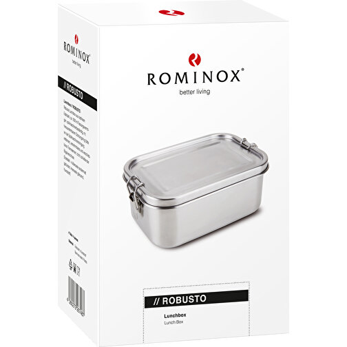 ROMINOX® Lunchbox // Robusto , Edelstahl, Kunststoff, 19,00cm x 7,00cm x 13,00cm (Länge x Höhe x Breite), Bild 4