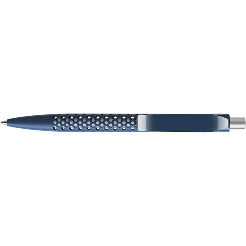Prodir QS40 PBB True Biotic Push Kugelschreiber , Prodir, Blue sea-silber satiniert, Bio-Polymere/Metall, 14,10cm x 1,60cm (Länge x Breite), Bild 5