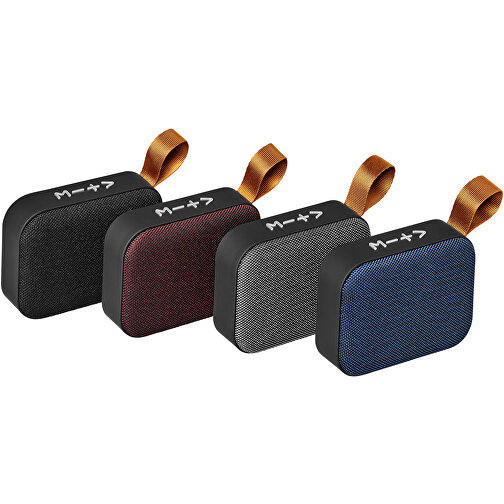 Fashion Stoff Bluetooth®-Lautsprecher , royalblau, ABS Kunststoff, 4,00cm x 8,20cm x 11,20cm (Länge x Höhe x Breite), Bild 7