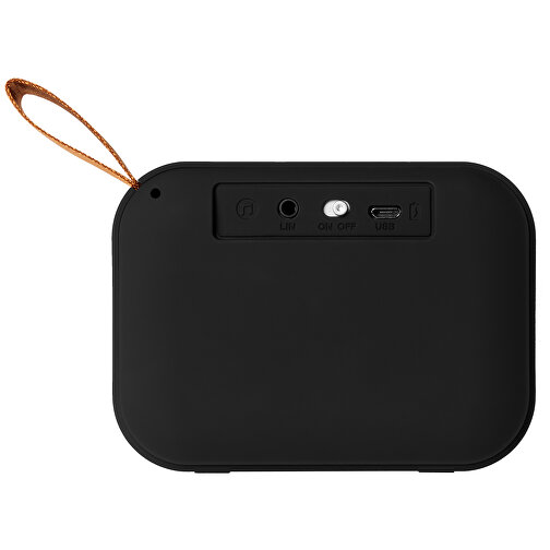 Fashion Stoff Bluetooth®-Lautsprecher , schwarz, ABS Kunststoff, 4,00cm x 8,20cm x 11,20cm (Länge x Höhe x Breite), Bild 8