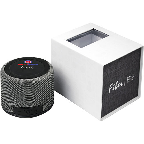 Fiber Bluetooth® -högtalare med trådlös laddning, Bild 2