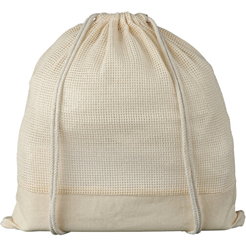Plecak Maine z siatki bawełnianej ze sznurkiem ściągającym, Obraz 4