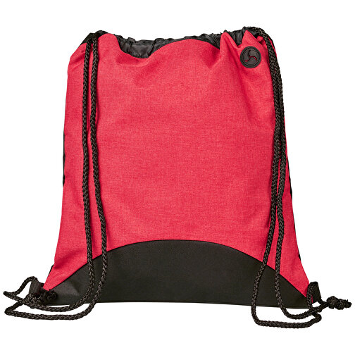 Street Rucksack Mit Kordelzug 5L , rot, 600D Polyester, 35,50cm x 40,00cm (Länge x Höhe), Bild 5