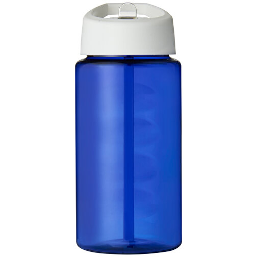 H2O Active® Bop 500 Ml Sportflasche Mit Ausgussdeckel , blau / weiss, PET Kunststoff, 72% PP Kunststoff, 17% SAN Kunststoff, 11% PE Kunststoff, 17,10cm (Höhe), Bild 4