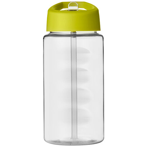 H2O Active® Bop 500 Ml Sportflasche Mit Ausgussdeckel , transparent / limone, PET Kunststoff, 72% PP Kunststoff, 17% SAN Kunststoff, 11% PE Kunststoff, 17,10cm (Höhe), Bild 4