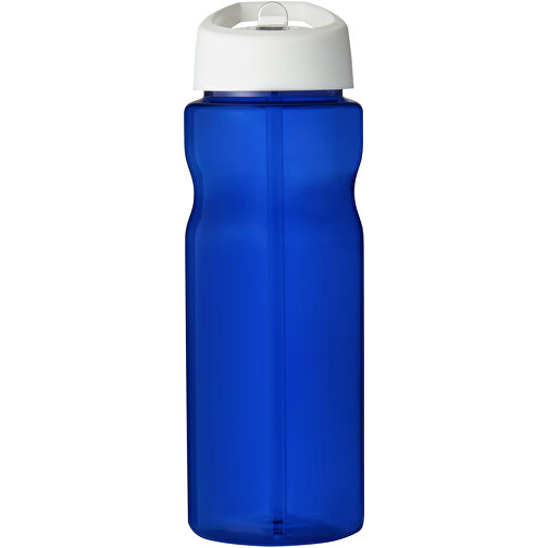 H2O Active® Eco Base 650 Ml Sportflasche Mit Ausgussdeckel , Green Concept, blau / weiß, PCR Kunststoff, 72% PP Kunststoff, 17% SAN Kunststoff, 11% PE Kunststoff, 21,80cm (Höhe), Bild 3