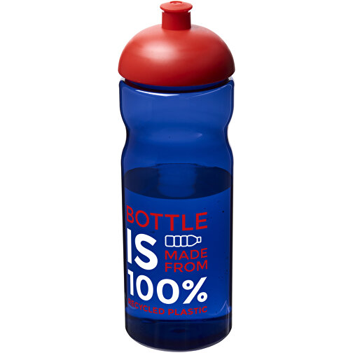 H2O Active® Eco Base 650 Ml Sportflasche Mit Stülpdeckel , Green Concept, royalblau / rot, PCR Kunststoff, 90% PP Kunststoff, 10% TPE Kunststoff, 22,30cm (Höhe), Bild 3