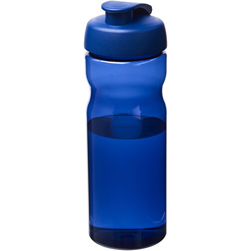 H2O Active® Eco Base 650 Ml Sportflasche Mit Klappdeckel , blau, PCR Kunststoff, PP Kunststoff, 22,10cm (Höhe), Bild 1