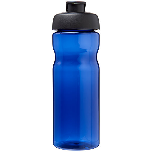 H2O Active® Eco Base 650 Ml Sportflasche Mit Klappdeckel , blau / schwarz, PCR Kunststoff, PP Kunststoff, 22,10cm (Höhe), Bild 4
