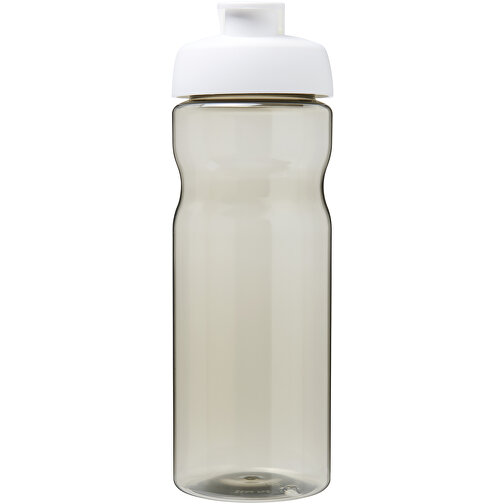 H2O Active® Eco Base 650 Ml Sportflasche Mit Klappdeckel , kohle / weiß, PCR Kunststoff, PP Kunststoff, 22,10cm (Höhe), Bild 3