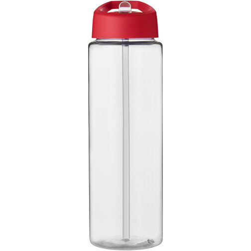 H2O Active® Vibe 850 Ml Sportflasche Mit Ausgussdeckel , transparent / rot, PET Kunststoff, 72% PP Kunststoff, 17% SAN Kunststoff, 11% PE Kunststoff, 24,20cm (Höhe), Bild 3