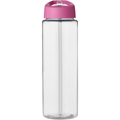 H2O Active® Vibe 850 Ml Sportflasche Mit Ausgussdeckel , transparent / rosa, PET Kunststoff, 72% PP Kunststoff, 17% SAN Kunststoff, 11% PE Kunststoff, 24,20cm (Höhe), Bild 3