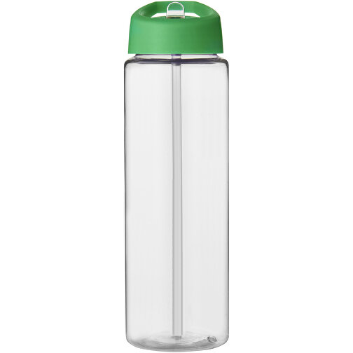 H2O Active® Vibe 850 Ml Sportflasche Mit Ausgussdeckel , transparent / grün, PET Kunststoff, 72% PP Kunststoff, 17% SAN Kunststoff, 11% PE Kunststoff, 24,20cm (Höhe), Bild 3