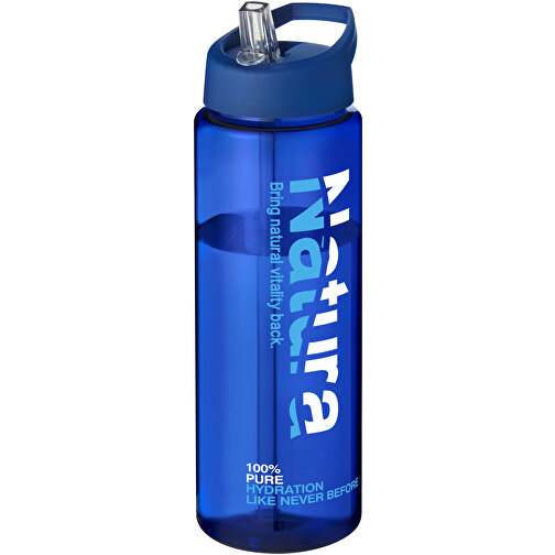 H2O Active® Vibe 850 Ml Sportflasche Mit Ausgussdeckel , blau, PET Kunststoff, 72% PP Kunststoff, 17% SAN Kunststoff, 11% PE Kunststoff, 24,20cm (Höhe), Bild 2