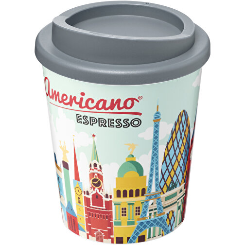 Brite-Americano® Espresso 250 Ml Isolierbecher , grau, PP Kunststoff, 11,80cm (Höhe), Bild 1