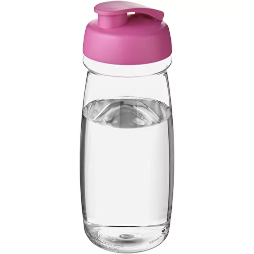 Bouteille de sport H2O Pulse® 600ml avec couvercle à clapet, Image 1