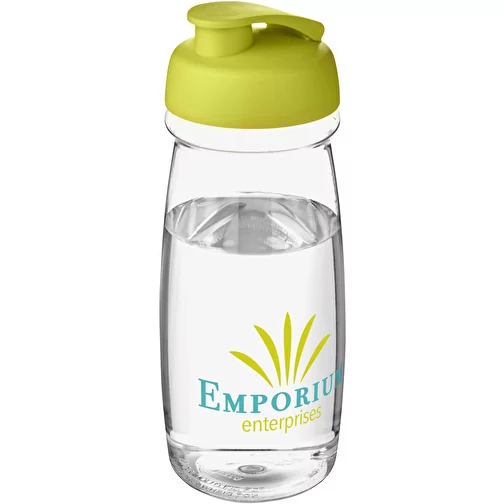 Bouteille de sport H2O Pulse® 600ml avec couvercle à clapet, Image 2