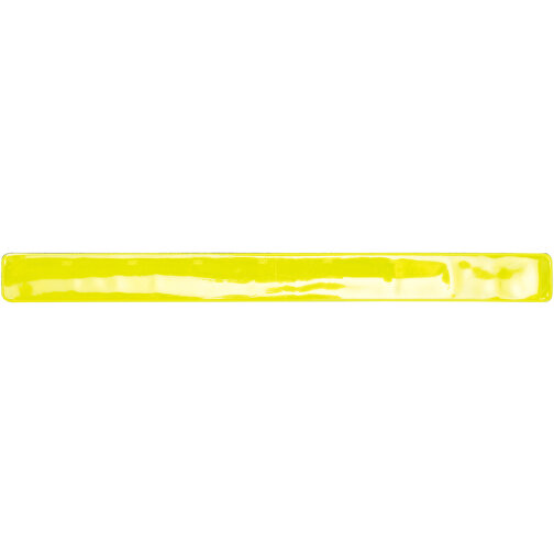 RFX™ 34 Cm Reflektierendes PVC Schnapparmband , neongelb, PVC, Vinyl, Metall, 34,00cm x 3,00cm (Länge x Breite), Bild 1