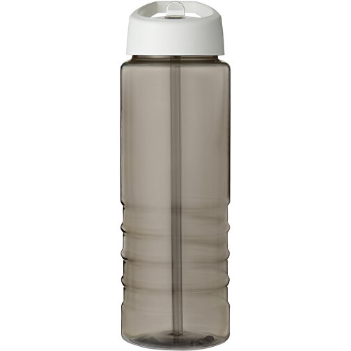 H2O Active® Treble 750 Ml Sportflasche Mit Ausgussdeckel , kohle / weiß, PET Kunststoff, 72% PP Kunststoff, 17% SAN Kunststoff, 11% PE Kunststoff, 22,80cm (Höhe), Bild 3