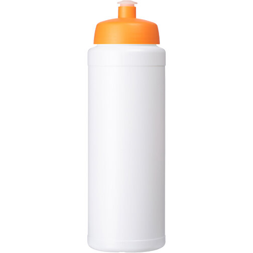 Baseline® Plus 750 Ml Flasche Mit Sportdeckel , weiß / orange, HDPE Kunststoff, PP Kunststoff, 23,60cm (Höhe), Bild 3