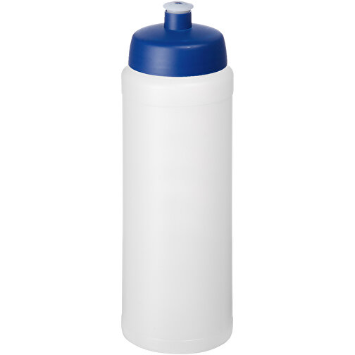 Baseline® Plus Grip 750 Ml Sportflasche Mit Sportdeckel , transparent / blau, HDPE Kunststoff, PP Kunststoff, 23,60cm (Höhe), Bild 1