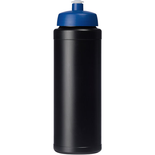 Baseline® Plus Grip 750 Ml Sportflasche Mit Sportdeckel , schwarz / blau, HDPE Kunststoff, PP Kunststoff, 23,60cm (Höhe), Bild 3