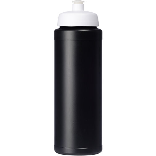Baseline® Plus Grip 750 Ml Sportflasche Mit Sportdeckel , schwarz / weiß, HDPE Kunststoff, PP Kunststoff, 23,60cm (Höhe), Bild 3